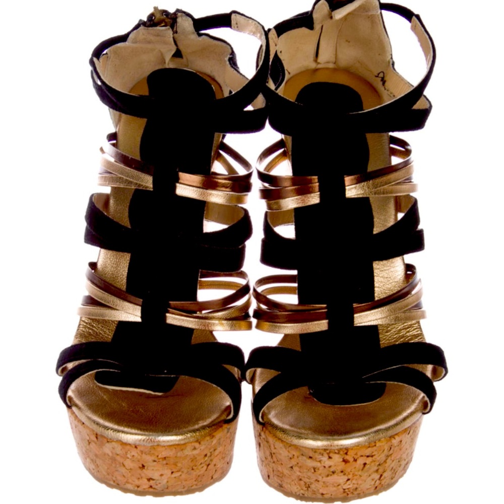 Jimmy Choo Cork Wedge Sandals